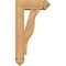 Ekena Millwork Funston Arts and Crafts Smooth Bracket w/ Offset Brace, Western Red Cedar, 5 1/2"W x 14"D x 26"H BKT0604X14X26FST03SWR - alternate 3